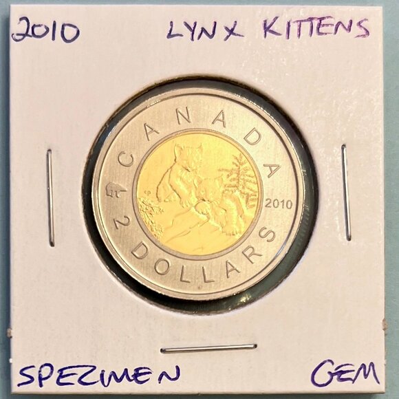 Canada 2010 Exceptionally Unique Set of 3 x $2 Toonies! - Picture 6 of 16